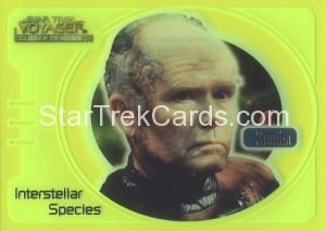 Star Trek Voyager Closer to Home Trading Card Green IS2