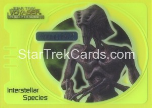 Star Trek Voyager Closer to Home Trading Card Green IS3