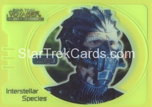 Star Trek Voyager Closer to Home Trading Card Green IS4