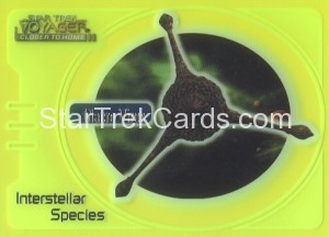 Star Trek Voyager Closer to Home Trading Card Green IS6