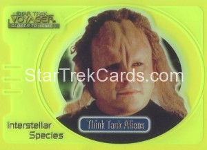 Star Trek Voyager Closer to Home Trading Card Green IS7