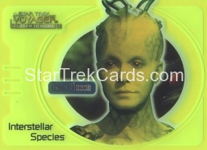Star Trek Voyager Closer to Home Trading Card Green IS8