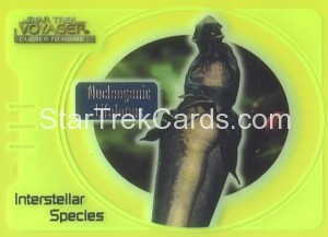 Star Trek Voyager Closer to Home Trading Card Green IS9