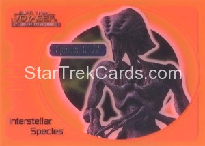 Star Trek Voyager Closer to Home Trading Card Orange IS3