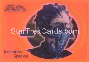 Star Trek Voyager Closer to Home Trading Card Orange IS4