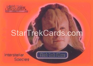 Star Trek Voyager Closer to Home Trading Card Orange IS7