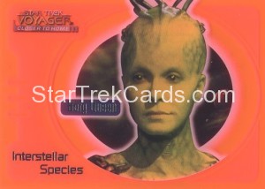 Star Trek Voyager Closer to Home Trading Card Orange IS8