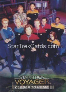 Star Trek Voyager Closer to Home Trading Promo Card