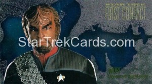 Star Trek First Contact Trading Card C7