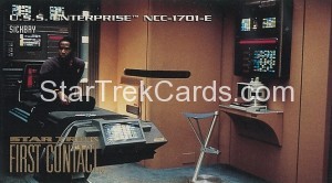 Star Trek First Contact Trading Card E4