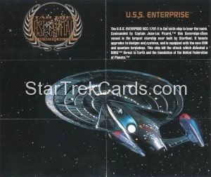 Star Trek First Contact Trading Card Poster S1