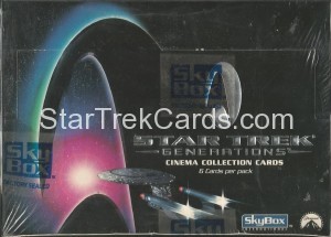 Star Trek Generations Trading Card Box