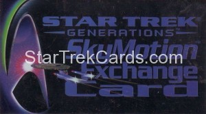 Star Trek Generations Trading Card SkyMotion Exchange Card