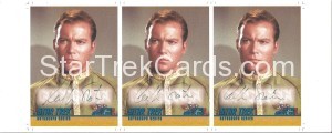 Star Trek The Original Series Season One Trading Card A1 Uncut Sheet