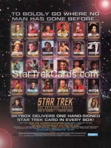Star Trek The Original Series Season One Trading Card Sell Sheet 12 97