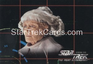 Star Trek The Next Generation Season Five Trading Card 424