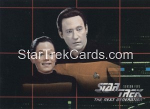 Star Trek The Next Generation Season Five Trading Card 426