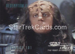 Star Trek The Next Generation Season Five Trading Card 432