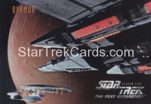 Star Trek The Next Generation Season Five Trading Card 433