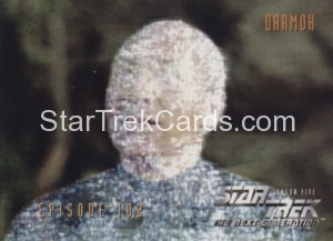 Star Trek The Next Generation Season Five Trading Card 435