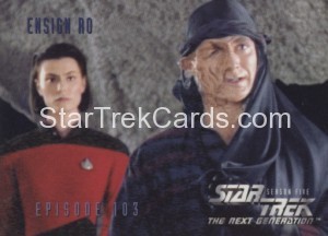 Star Trek The Next Generation Season Five Trading Card 437
