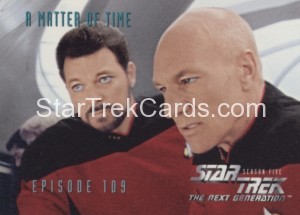 Star Trek The Next Generation Season Five Trading Card 455