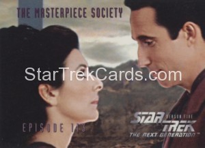 Star Trek The Next Generation Season Five Trading Card 468