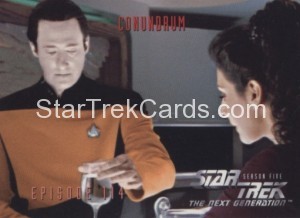 Star Trek The Next Generation Season Five Trading Card 470