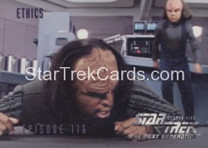 Star Trek The Next Generation Season Five Trading Card 476
