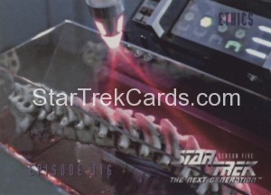 Star Trek The Next Generation Season Five Trading Card 4771