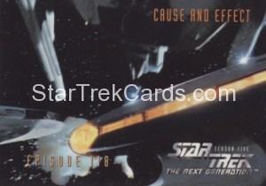 Star Trek The Next Generation Season Five Trading Card 481