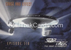 Star Trek The Next Generation Season Five Trading Card 482