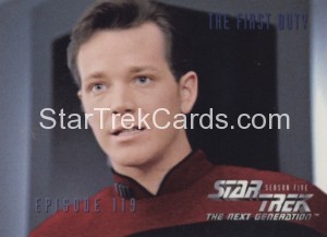 Star Trek The Next Generation Season Five Trading Card 485