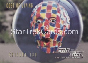 Star Trek The Next Generation Season Five Trading Card 488
