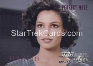 Star Trek The Next Generation Season Five Trading Card 491