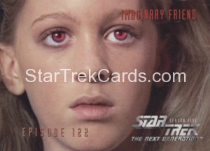 Star Trek The Next Generation Season Five Trading Card 494