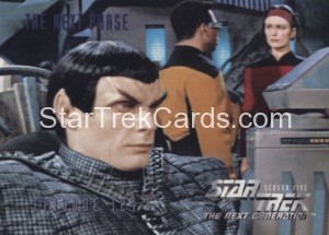 Star Trek The Next Generation Season Five Trading Card 500