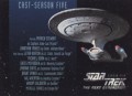 Star Trek The Next Generation Season Five Trading Card 510