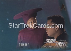 Star Trek The Next Generation Season Five Trading Card 519