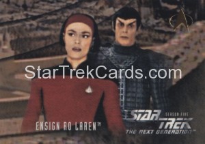 Star Trek The Next Generation Season Five Trading Card 526