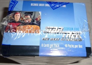 Star Trek The Next Generation Season Five Trading Card Box Alternate