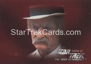 Star Trek The Next Generation Season Six Trading Card 529