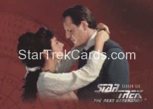 Star Trek The Next Generation Season Six Trading Card 530