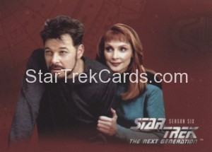 Star Trek The Next Generation Season Six Trading Card 536