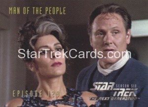 Star Trek The Next Generation Season Six Trading Card 545
