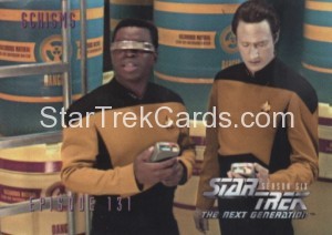 Star Trek The Next Generation Season Six Trading Card 550