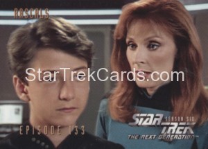 Star Trek The Next Generation Season Six Trading Card 557