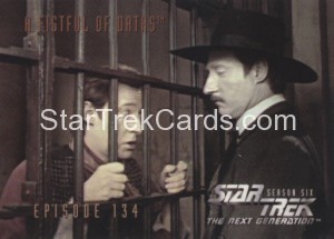 Star Trek The Next Generation Season Six Trading Card 561