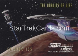 Star Trek The Next Generation Season Six Trading Card 564