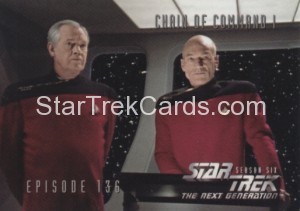 Star Trek The Next Generation Season Six Trading Card 565